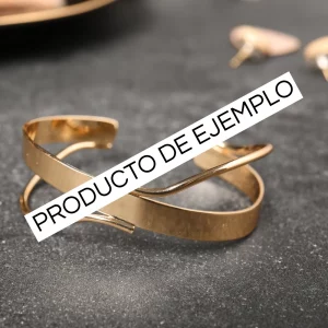 Pulsera dorada minimalista